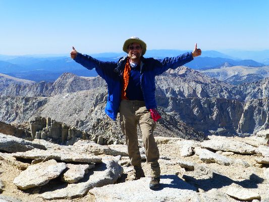 Success - on Mt Whitney, day 9